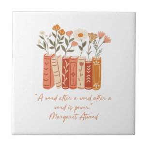 Words Are Power Ceramic Tile