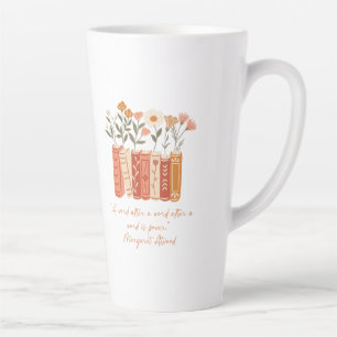 Words Are Power Latte Mug