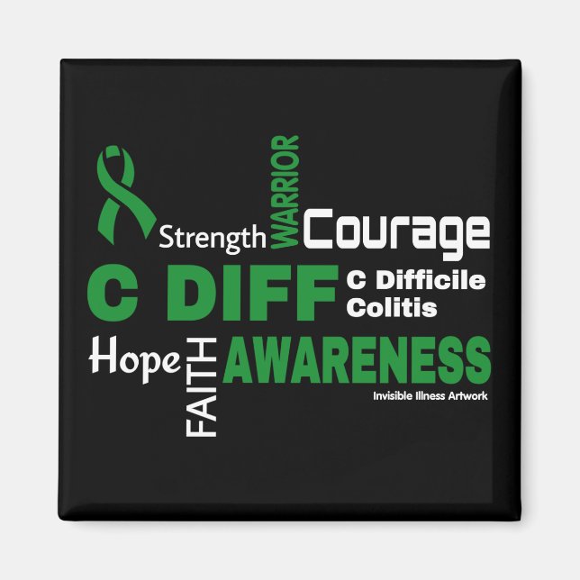 Words...C Diff Magnet (Front)