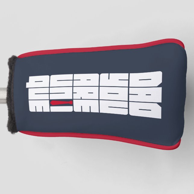 Words Dad You Are Unique Golf Head Cover (Front)