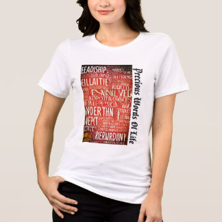 Words Deliver Inspiring Message for Everyday Wear- Tri-Blend Shirt