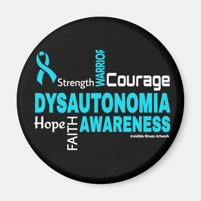 Words...Dysautonomia Magnet (Front)