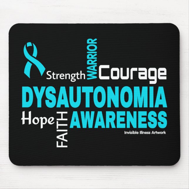 Words...Dysautonomia Mouse Pad (Front)