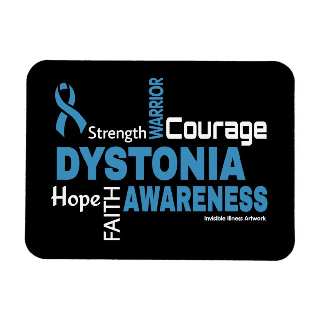 Words...Dystonia Magnet (Horizontal)