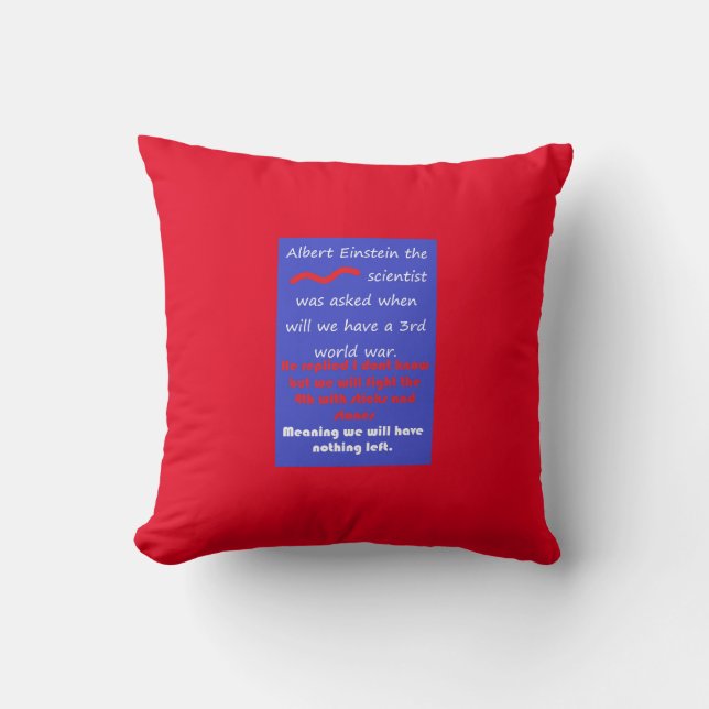 WORDS EDUCATION MATHS SCIENCE IDEAS CUSHION (Front)