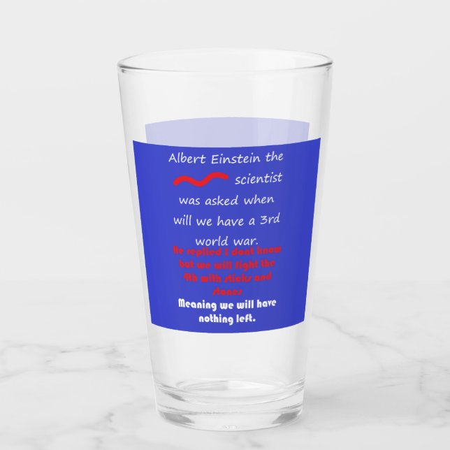 WORDS EDUCATION MATHS SCIENCE IDEAS GLASS (Front)