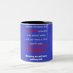 WORDS EDUCATION MATHS SCIENCE IDEAS Two-Tone COFFEE MUG