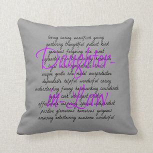 Words for Daughter-in-Law Cushion