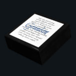 Words for Grandson Gift Box<br><div class="desc">This adorable text design featuring all the words or synonyms to describe a grandson is the perfect way to express all the loving feeling you have for your own grandson.</div>
