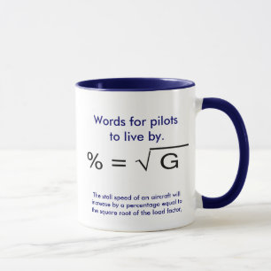 Words for pilots to live by mug
