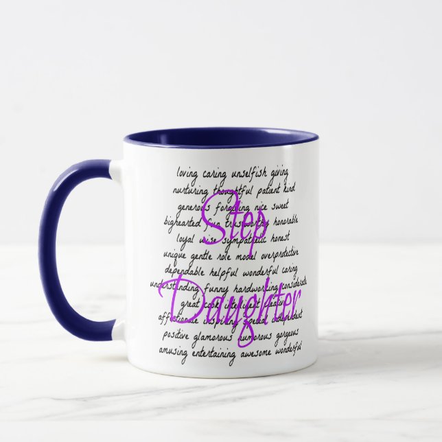 Words for Step Daughter Mug (Left)