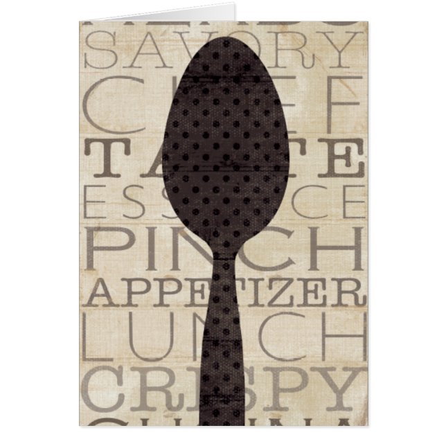 Words for the Kitchen (Front)