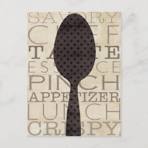 Words for the Kitchen Postcard