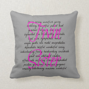 Words for Twin Sister Cushion