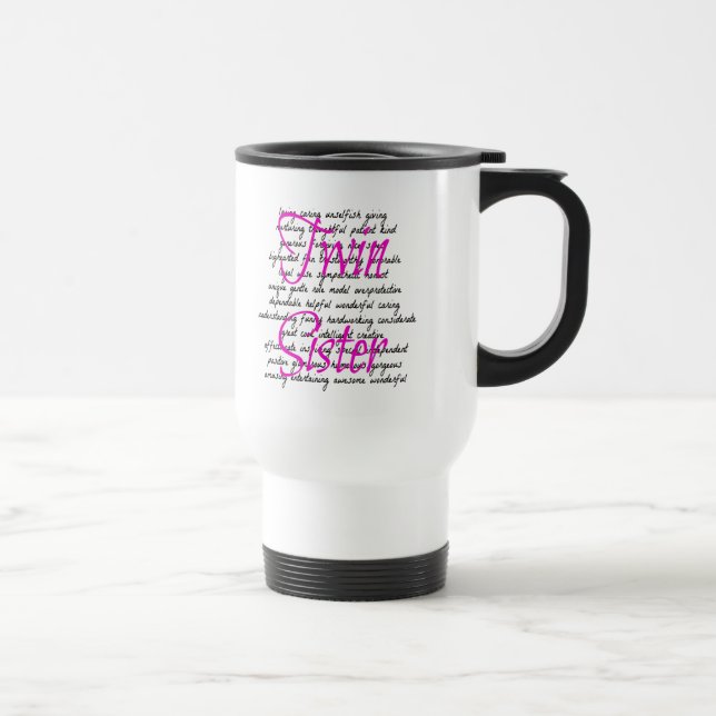 Words for Twin Sister Travel Mug (Right)