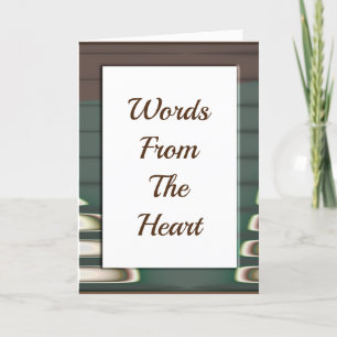 "Words From the Heart" (for those incarcerated) Card