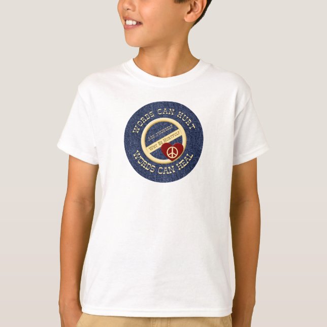 Words Hurt Awareness Program T-Shirt (Front)