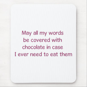 words mouse pad