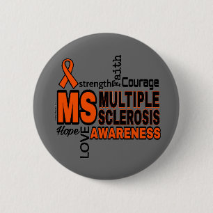 Words...MS 6 Cm Round Badge