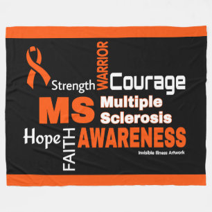 Words...MS Fleece Blanket