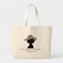 Words of Affirmation Tote Bag cheetah print