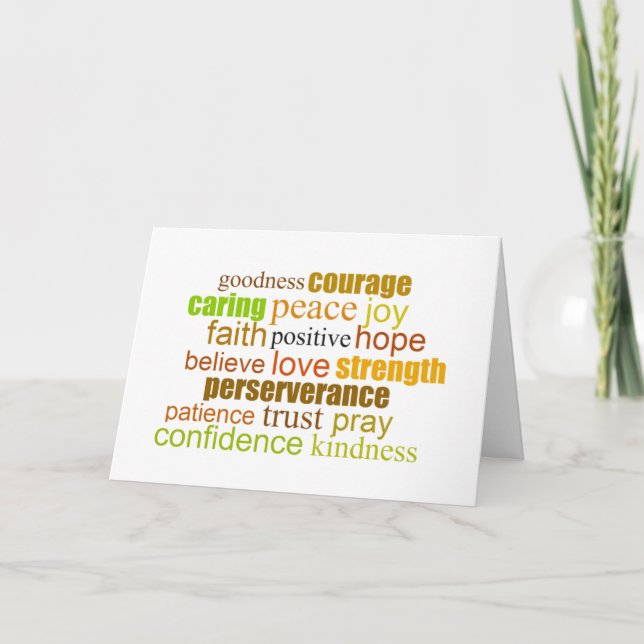 Words of Encouragement Card (Front)