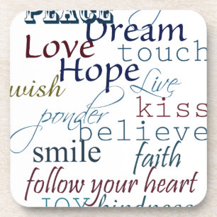 Words of Inspiration Coaster