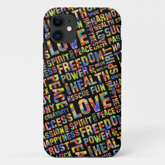 Words Of The Spirit Way / Positive Thinking 1 iPhone 11 Case