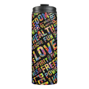 Words Of The Spirit Way / Positive Thinking 1 Thermal Tumbler