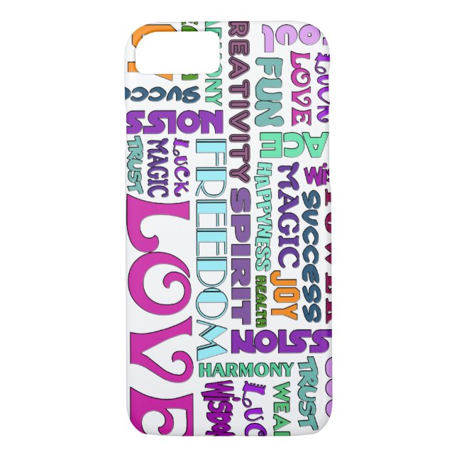 Words Of The Spirit Way + your background colour Case-Mate iPhone Case (Back)