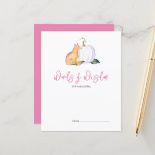 Words of Wisdom Advice Fall Pumpkin Fox