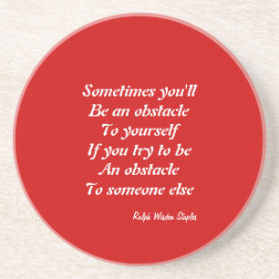 Words of Wisdom Coaster