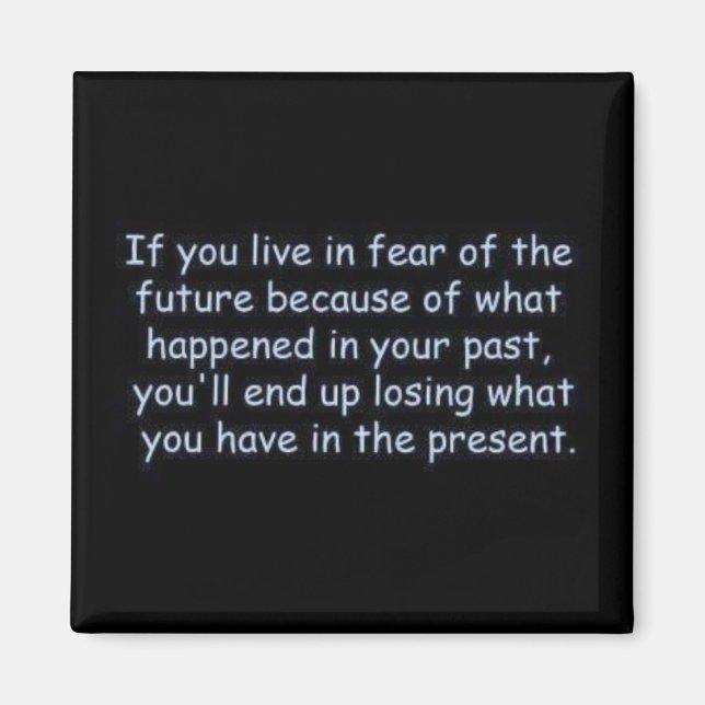 Words of Wisdom comments expressions sayings black Magnet (Front)