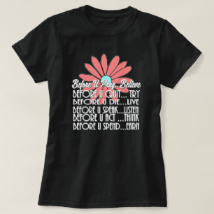 Words of Wisdom for Life Christian T-Shirt