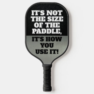 Words of Wisdom Funny Quote Joke Cool Pickleball Paddle