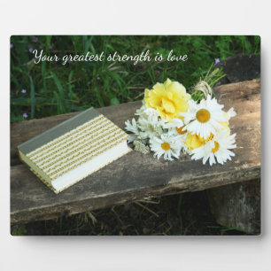 Words of Wisdom Tabletop Plaque with Easel