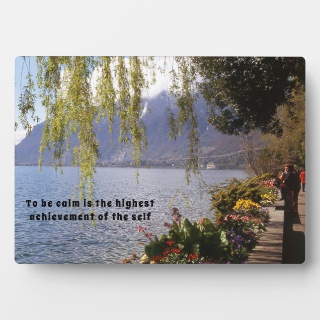 Words of Wisdom Tabletop Plaque with Easel (Front)