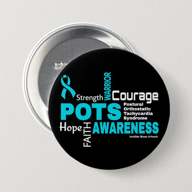 Words...POTS 7.5 Cm Round Badge (Front & Back)