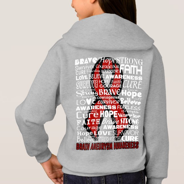 Words/Ribbon...Brain Aneurysm (Back)