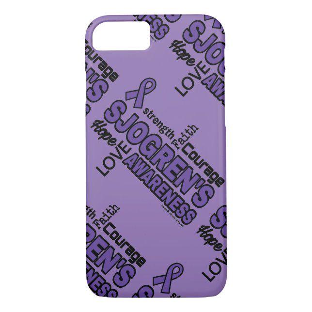 Words...Sjogren's Case-Mate iPhone Case (Back)