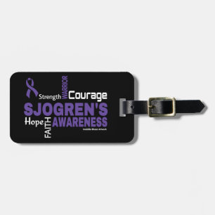Words...Sjogren's Luggage Tag