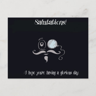 Words to share postcard