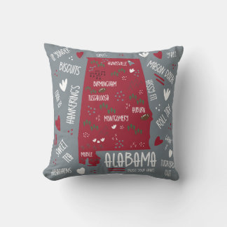 Wordy Alabama Cushion