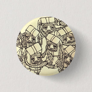work0189 3 cm round badge