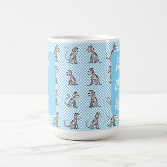 Work all day BLUE Coffee Mug (Center)