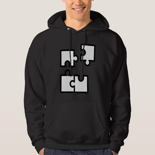 Work and life balance My Favourite hobby Puzzle Hoodie (Front)
