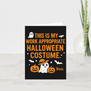 Work Appropriate Ghost Costumes Card