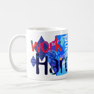 'Work&Be' Blu Mug