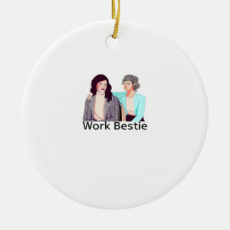Work Beast Classic Ceramic Ornament