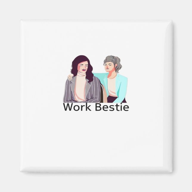 Work Beast Classic Magnet (Front)